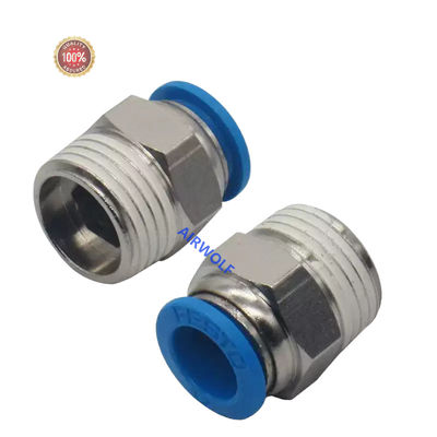 FESTO Nickel-plated  Brass Blue POM NBR Seal QS Straight Push In Fittings 153002	QS-1/8-6	186096	QS-G1/8-6 130675	QS-1/8-6- 100	132037	QS-G1/8-6-100 153004	QS-1/8-8	186098	QS-G1/8-8 130676