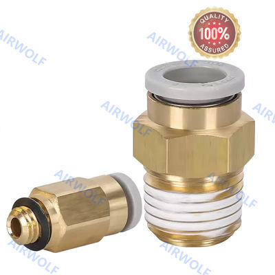 SMC Brass Threaded Lightweight KQ2H One-touch Straight Fittings KQ2H04-M3A  KQ2H04-M5A  KQ2H04-M6A  KQ2H04-01AS KQ2H04-02AS  KQ2H06-M5A  KQ2H06-M6A  KQ2H06-01AS KQ2H06-02AS  KQ2H06-03AS  KQ2H08-01AS