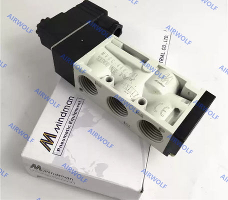Single Double Coil MVSC-460-4E1 MVSC-460-4E2 1/2 Mindman 5/2 Way 0.2-0.8Mpa Aluminum DC24V AC220V AC110V DC12V Solenoid Valve