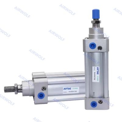 AIRTAC ISO15552 Aluminum Standard Cylinder Double Acting SAI SAID SAIJ Bore 32mm To 200mm Stroke 10mm To 2000mm SAI80X150S SAID200X400S