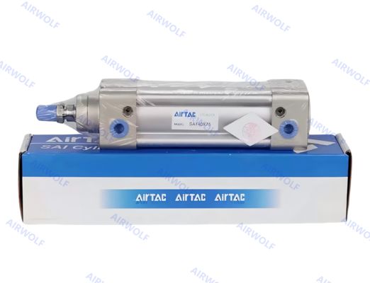 AIRTAC ISO15552 Aluminum Standard Cylinder Double Acting SAI SAID SAIJ Bore 32mm To 200mm Stroke 10mm To 2000mm SAI80X150S SAID200X400S