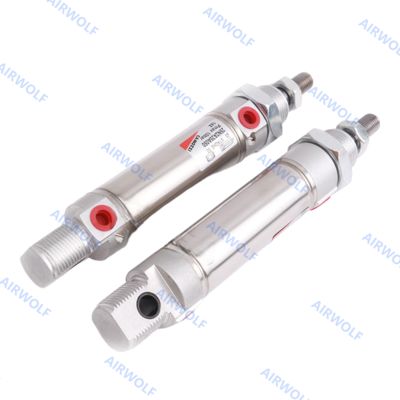 CAMOZZI ISO6432 Stainless Steel Pneumatic Cylinder 0.15-1.0MPa 24 25 Series
