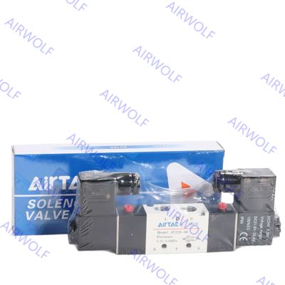 4V210-06/08, 4V220-06/08 AIRTAC 4V200 Series 5/2 way Electric Solenoid Valve 1/8" 1/4"