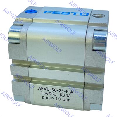 Festo AEVU-50-10-P-A AEVU-50-10-A-P-A,-15,-20,-25 Single-Acting Compact Cylinder