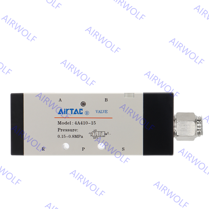4A410-15, 4A420-15 AIRTAC 4A400 Series 5/2 way Air Valve 1/4" 3/8"