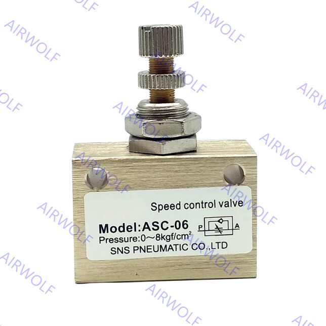Sunrise ASC-06, ASC-08, ASC-10, ASC-15 ASC Series One-way Speed Control Valve 1/8", 1/4", 3/8", 1/2"