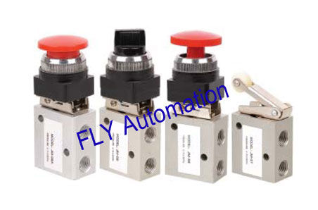 3/2 way Shako Mechanical Pneumatic Manual Valves 1/4",JM-05,JM-06,JM-06A,JM-07
