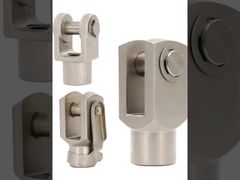 AIRTAC Gegote staal Y Knuckle Cylinder Joint Accessory met M3 M4 M5 draden voor pneumatische cilinders