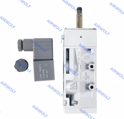 Single Double coil MVSC-460-4E1 MVSC-460-4E2 1/2 Mindman 5/2 Way 0.2-0.8Mpa Aluminium DC24V AC220V AC110V DC12V Solenoïde klep