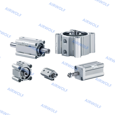 SMC CQ2B Compact Dubbelwerkende Pneumatische Cilinder Aluminiumlegering