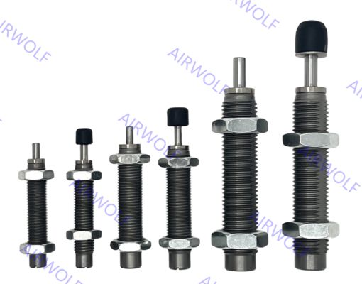 SMC RB Serie Koolstofstalen Schokdemper met -10~+80℃ Werktemperatuur en 0,3 tot 5,0 m/s Botsingssnelheid voor Impactbescherming