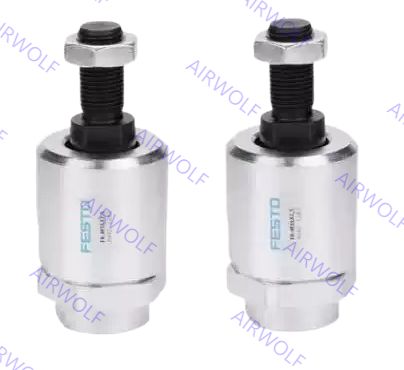 Festo Case-hardened Steel Piston staaf bevestigingen Zelf-afstemmende staaf koppeling FK serie met ±4° hoek compensatie en 0.5, 0.7, 1 Centrum van de bol Radiële compensatie