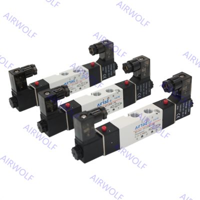 5/2,5/3 Manier Airtac elektrische magneetafsluiters 4V110-M5, 4V110-06, 4V130C/E/P-06, 4V120-06