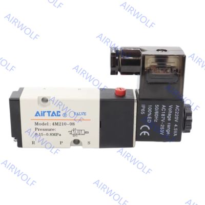 4M110-M5/06, 4M120-M5/06 AIRTAC 4M-serie 5/2 manier NAMUR Electric Solenoid Valve M5, 1/8