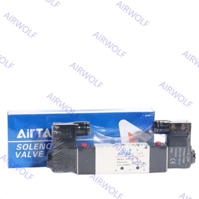 AIRTAC 4V230C-06/08, 4V230E-06/08, 4V230P-06/08 4V200 Series 5/3 way Electric Solenoid Valve 1/8